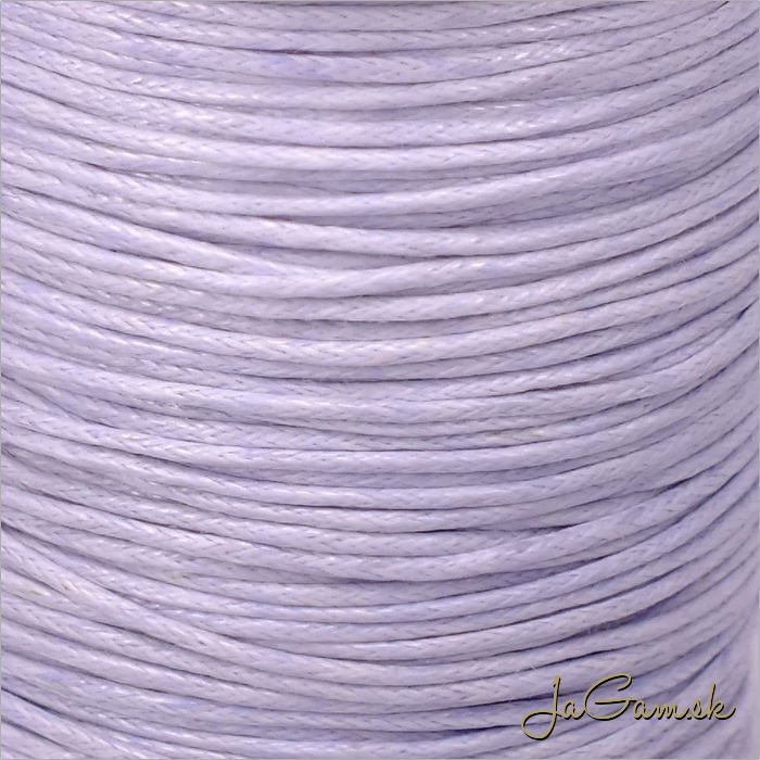 Voskovaná šnúrka 1mm, sivá. - 1m (1320)